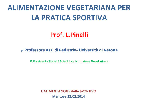 ALIMENTAZIONE VEGETARIANA PER LA PRATICA SPORTIVA